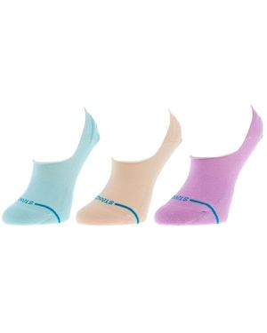 Stance S Icon No Show 3 Pack Light Blue Small