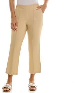 Nanette Lepore Pull On Freedom Stretch Pant With Faux Pocket Detail - Natural