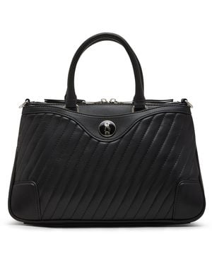 Steve Madden Quilted Satchel - Nero