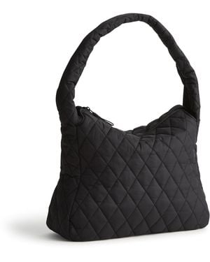 Vera Bradley Featherweight Tifton Hobo Tote Bag - Black