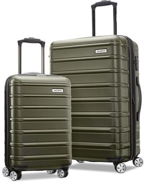 Samsonite Omni 2 Expandable Hard Case With Swivel Wheels - Green