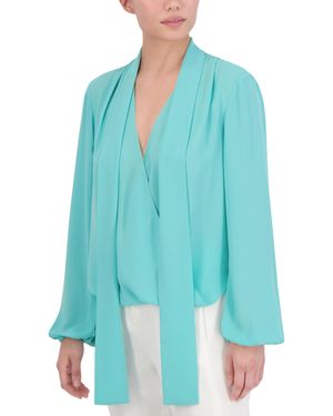 BCBGMAXAZRIA Blouse - Blue