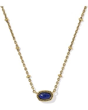 Kendra Scott Mini Elisa Satellite Short Pendant Necklace - Metallic
