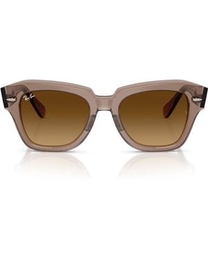 Ray-Ban Rb2186 State Street Sunglasses - Black