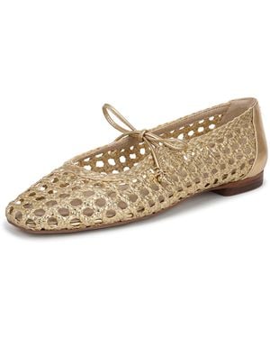 Sam Edelman Marcie Ballet Flat Amber Gold 5.5 M - Natural