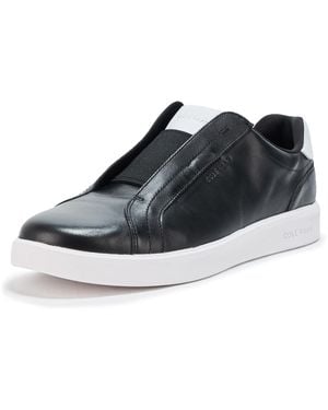 Cole Haan Grand Crosscourt Luxe Slip On Sneakers - Black