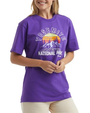Hanes Explorer Graphic T-shirt - Purple