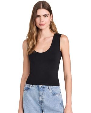 Free People Clean Lines Muscle Cami - Black
