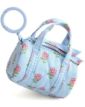 Vera Bradley Premium Cotton Original Duffel Bag Charm - Blue