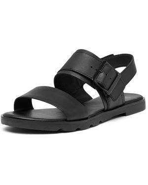 Sorel Fashion Flat Sandal - Black