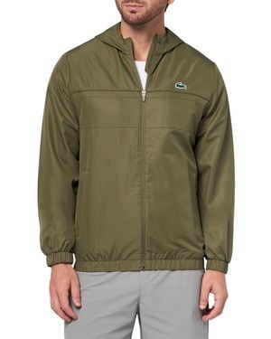 Lacoste Sport Water-repellent Sport Track Jacket - Green