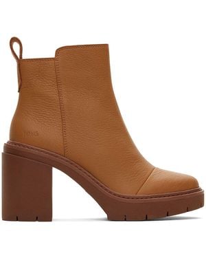 TOMS Rya Heeled Boots - Brown
