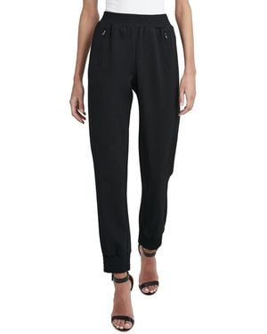 BCBGMAXAZRIA Jogger Pant With Front Pockets - Black
