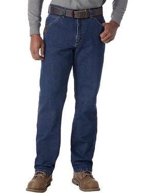 Wrangler Rigg Workwear Five Pocket Jeans - Blau