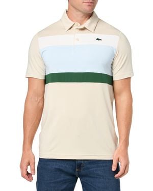Lacoste Regular Fit Color Block Golf Polo Shirt - Green