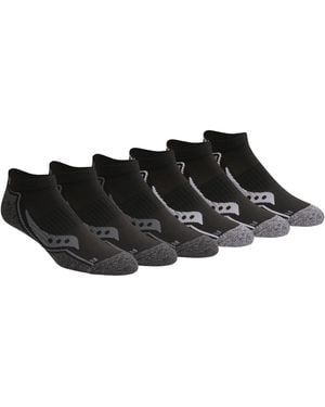 Saucony Bolt Rundry Performance No-show Multi-pack Socks Black Repreve