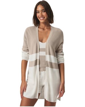 Splendid Octavia Open Cardigan - White