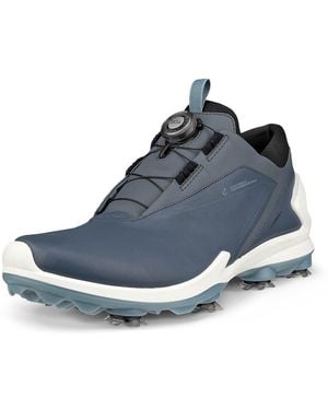 Ecco Waterproof Biom Tour Boa Golf Shoes - Blue