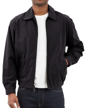 London Fog Mens Auburn Zip-front Golf - Black