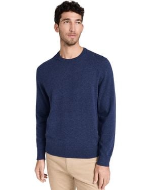 Theory Hilles Cashmere Crewneck Sweater - Blue