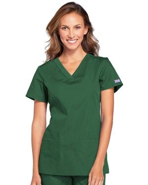 CHEROKEE V-neck Top - Green
