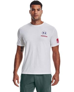 Under Armour Freedom Usa Eagle T-shirt - White
