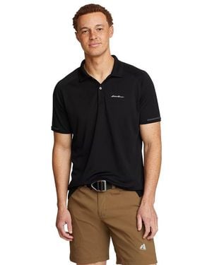 Eddie Bauer Short Sleeve Resolution Pro Polo 2.0 - Black