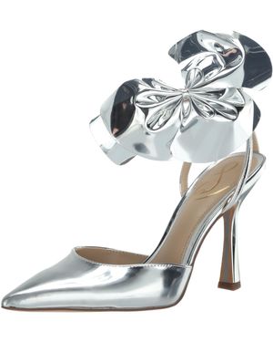 Sam Edelman Halie Pump Soft Silver 7 Medium - Gray