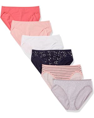 Amazon Essentials Slip in Cotone SGAMBATO - Rosa