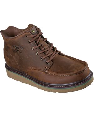Skechers John Deere Brockman 2.0 Moc Toe Slip-Ins für - Braun