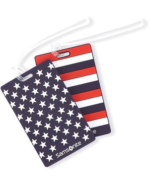 Samsonite Designer Luggage Id Tag - Red
