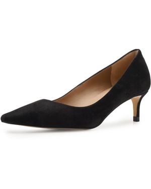 LK Bennett Lk Bennett New Ava Pointed Kitten Heel Court - Black