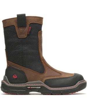 Wolverine Raider Durashocks Heavy Duty Carbonmax Wellington - Brown
