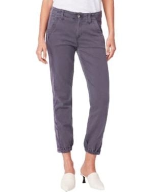 PAIGE Mayslie Transcend Weekender Jogger W/velvet Side Stripe - Blue