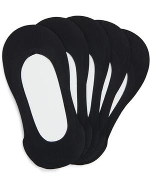 Steve Madden S 5pk Laser Cut Liners - Black