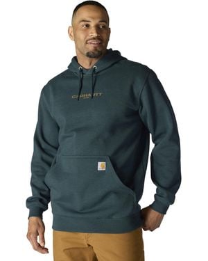 Carhartt Rain Defender Loose Fit Midweight 1889 Graphic Sweatshirt - Blue