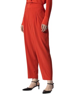 Equipment Beckett Trouser Pant In Fiery Red