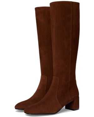 Stuart Weitzman Maeve Zip Boots Knee High - Brown