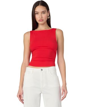 Joe's Jeans Jeans The Boatneck Tank - Red