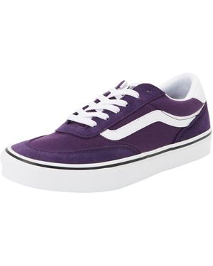 Vans Brooklyn Ls Shoe | Low-top Trainers For Everyday Wear - Purple