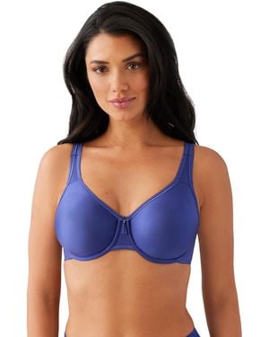 Wacoal Plus Size Full Figure Basic Beauty Underwire Bra - Blue