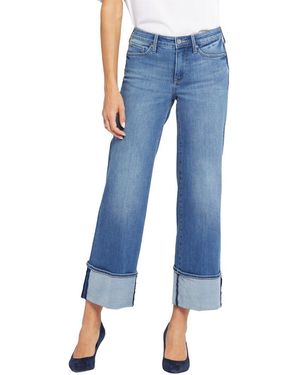 NYDJ Teresa Deep Cuff In Lovesick - Blue