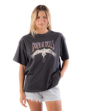 Rip Curl Heritage Crew Neck Short Sleeve T-shirt Tee - Black