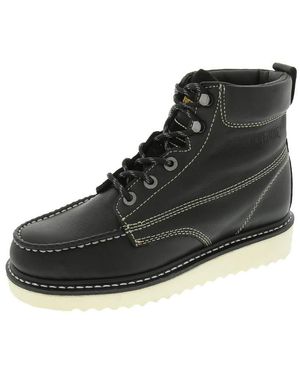 Wolverine Moc Toe 6" Construction Boot - Black