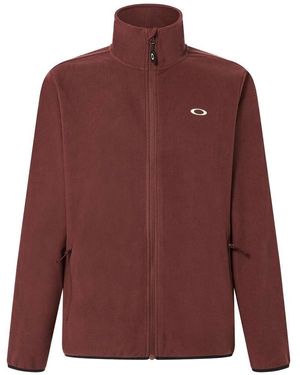 Oakley Alpine Full Zip Sweatshirt - Red