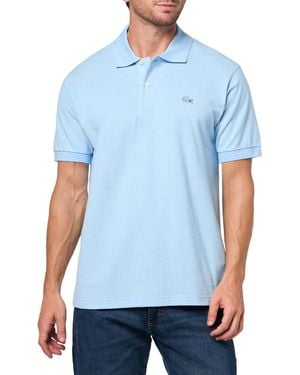 Lacoste Classic Fit Mini-piqué Marl Polo - Blue