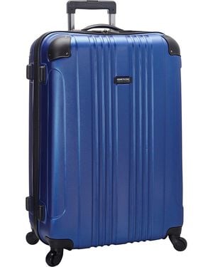 Kenneth Cole Out Of Bounds Lightweight Hardshell 4-wheel Spinner Luggage - Blue
