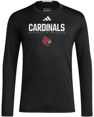 adidas Ncaa 25/26 Designed For Training Team Long Sleeve T-shirt - Black