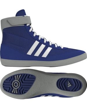 adidas Combat Speed 4 Wrestling Shoes - Blue