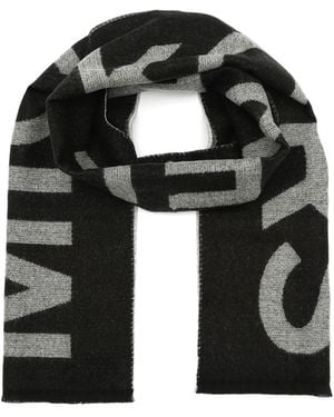 Michael Kors Oversized Yarn Dye Scarf - Black